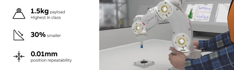 ABB IRB 1010 industrial robot arm — official product image