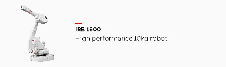 ABB IRB 1600 industrial robot arm — official product image