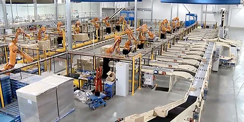 ABB IRB 4600 industrial robot arm — official product image