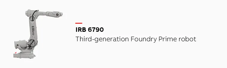 ABB IRB 6790 industrial robot arm — official product image